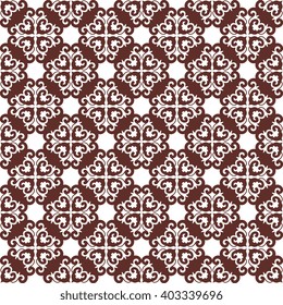 Vector seamless pattern ethnic style background. Vintage decorative texture for wallpapers, backgrounds and page fill. Indian, arabic motive.