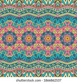 Patrón vectorial sin fisuras impresión de color geométrica geométrica y geométrica