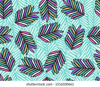 Vector seamless pattern with feathers.illustration. print.
childish Pattern.2