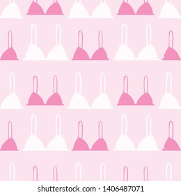 vector seamless pattern with female underwear