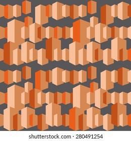 Vector seamless pattern. Flat design.