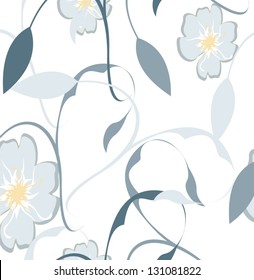 Vector seamless pattern floral