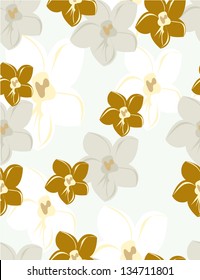 Vector seamless pattern floral