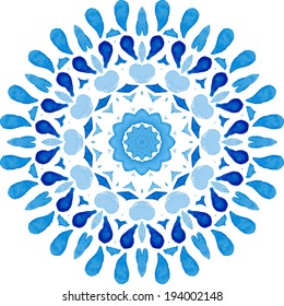 Vector seamless pattern. Floral background