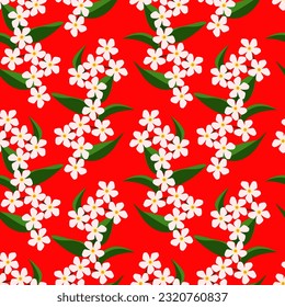 Vector - seamless pattern of an floral colorful illustration.