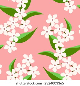 Vector - seamless pattern of an floral colorful illustration.