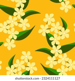 Vector - seamless pattern of an floral colorful illustration.