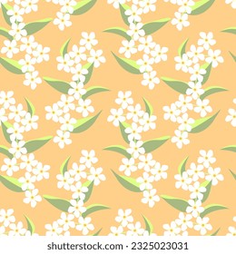 Vector - seamless pattern of an floral colorful illustration.