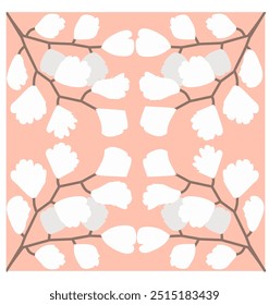 Vector of seamless pattern floral or leaves with different color and different background and if you prefer another color you can just edit them 
