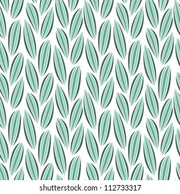 vector seamless pattern. floral stylish texture. endless background with leaves