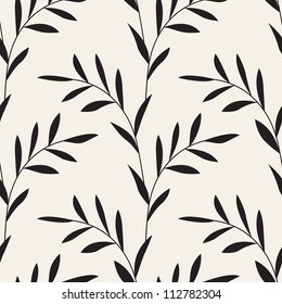 vector seamless pattern. floral stylish background