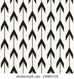 Vector seamless pattern. Floral stylish background. Regular stylized monochrome branches