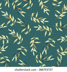 vector seamless pattern. floral stylish background
