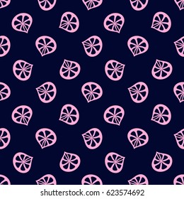 Vector seamless pattern with flowers. Can be use for background, textile, Wallpaper, tiles.