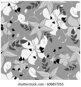 vector seamless pattern flowers and floral 