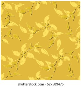 vector seamless pattern flowers and floral pattern illustration