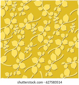 vector seamless pattern flowers and floral pattern illustration