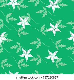 vector seamless pattern flowers and floral pattern illustration