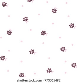 vector seamless pattern flowers and floral pattern illustration