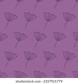 Vector seamless pattern with flower.Tropical jungle cartoon leaf.Pastel plant background.Cute natural pattern for fabric, childrens clothing,textiles,wrapping paper.
