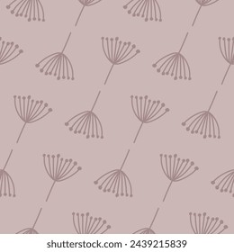 Patrón sin fisuras del vector con flower.Tropical hoja de la historieta de la selva.Pastel planta background.Cute patrón natural para la tela, ropa de los niños, textiles, papel de envoltura.