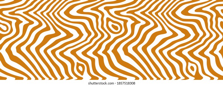 Vector Seamless Pattern with Flowing Salted Caramel. Abstract Border Sweet Texture. Creative Food Background for Packaging Design and Advertisement