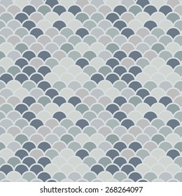 Vector seamless pattern in the form of flakes