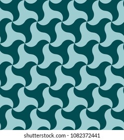 Vector seamless pattern in the form of a shuriken star