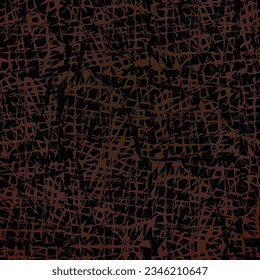vector seamless pattern in the form of a surface background reminiscent of the structure of the skin in dark brown shades, for the design of backgrounds for covers and wallpapers