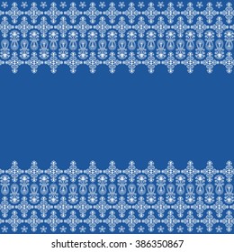 Vector seamless pattern in Gaucho style. Stylish geometric pattern in the Gaucho style.