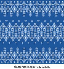 Vector seamless pattern in Gaucho style. Stylish geometric pattern in the Gaucho style.