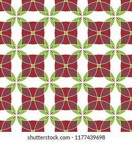 Vector seamless pattern geometric