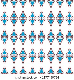 Vector seamless pattern geometric