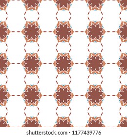 Vector seamless pattern geometric