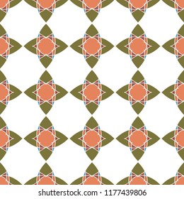 Vector seamless pattern geometric