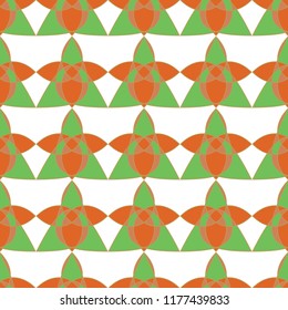Vector seamless pattern geometric