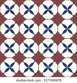 Vector seamless pattern geometric