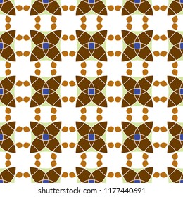 Vector seamless pattern geometric