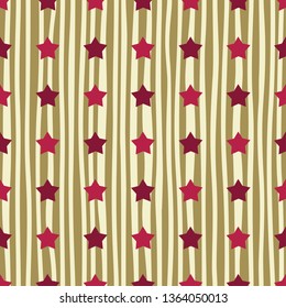 Vector seamless pattern. Geometric abstract background. Modern stylish texture,  template for cover design. Simple graphic print. Vintage wallpaper. Textile ornament.