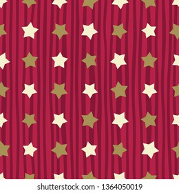 Vector seamless pattern. Geometric abstract background. Modern stylish texture,  template for cover design. Simple graphic print. Vintage wallpaper. Textile ornament.