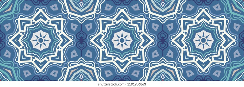 Vector seamless pattern, geometric background. Colorful ornament, border design. Tribal ethnic multicolored texture. Abstract linear background, mandala motifs
