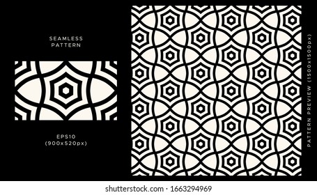 Vector Seamless Pattern, Geometric Seamless Pattern, Pattern Background, Abstract Seamless Pattern Background.
