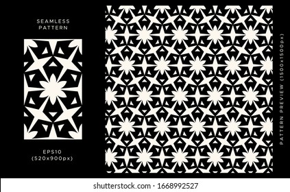 Vector Seamless Pattern, Geometric Seamless Pattern, Pattern Background, Abstract Seamless Pattern Background.
