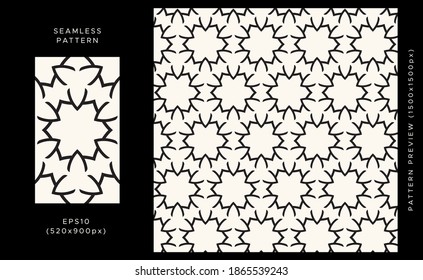 Vector Seamless Pattern, Geometric Seamless Pattern, Pattern Background, Abstract Seamless Pattern Background.