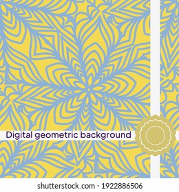 Vector seamless pattern, geometric background
