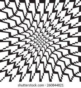 Vector seamless pattern, geometric background Black and white