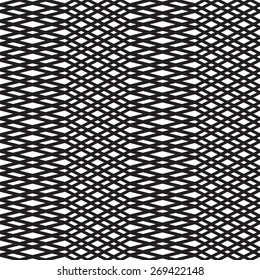 Vector seamless pattern, geometric background Black and white