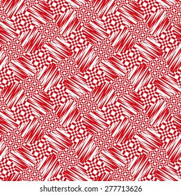 Vector seamless pattern, geometric background