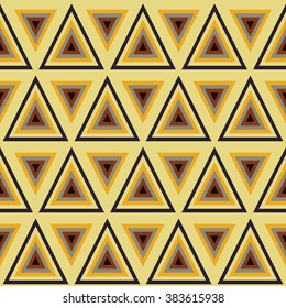 Vector seamless pattern, geometric background, triangle form, cover design