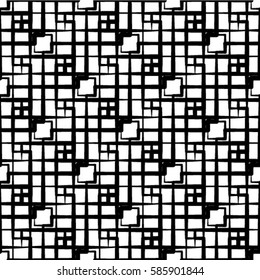 Vector seamless pattern. Geometric background with rhombus. 